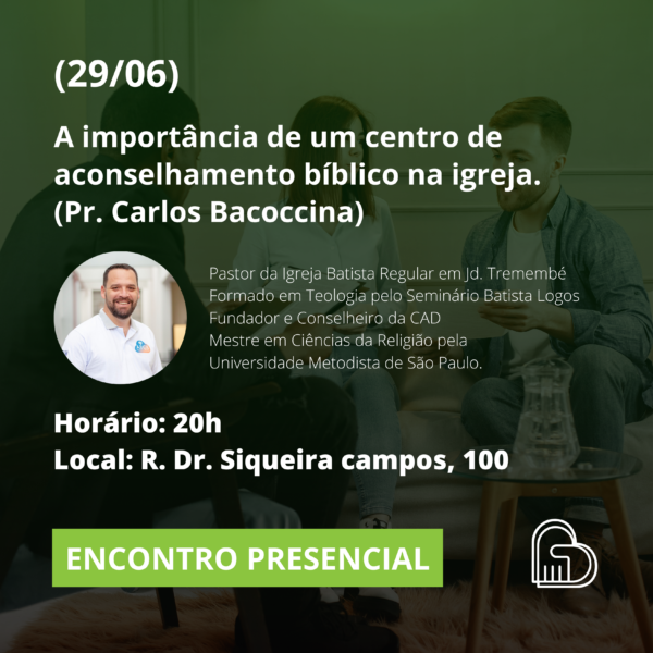 Curso Ministerio de Aconselhamento Biblico na Igreja Local - Imagem 3